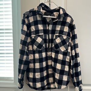Jcrew flannel pullover